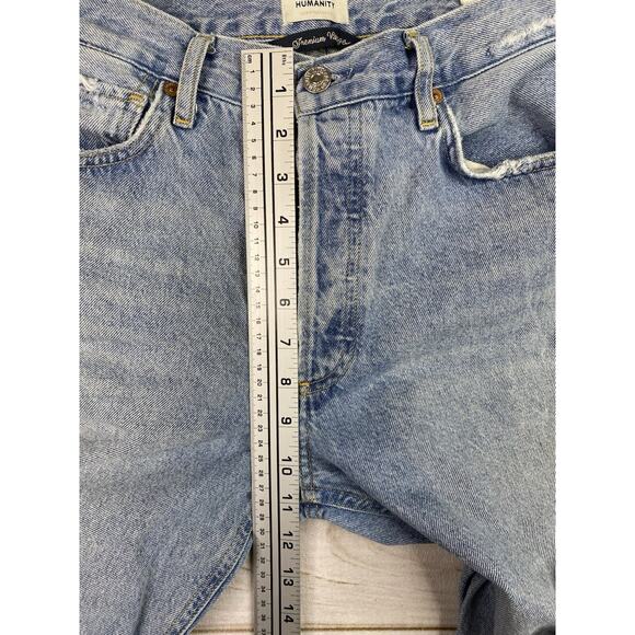 Citizens of Humanity Jeans Charlotte Womens Sz 29 Button Fly Distressed Denim - Picture 7 of 13